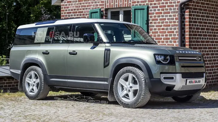 Появились новые изображения Land Rover Defender 130 Появились новые изображения Land Rover Defender 130