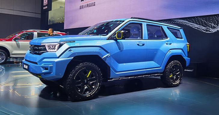 Концерн Great Wall запатентовал в Китае дизайн брутального внедорожника Tank 400