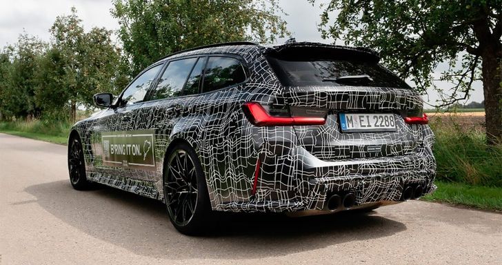 Компания BMW тестирует новый спортивный универсал M3 Touring на Нюрбургринге