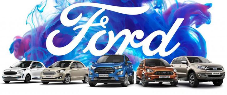 Модельный ряд Ford в Индии