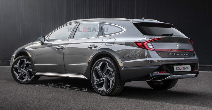 Рендер кросс-универсала Hyundai Sonata