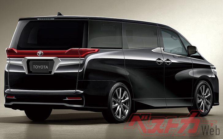 Рендер нового Toyota Alphard