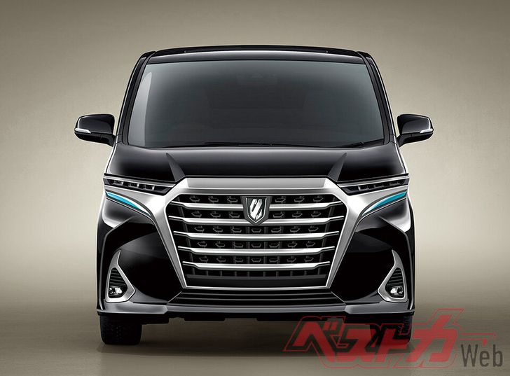 Рендер нового Toyota Alphard