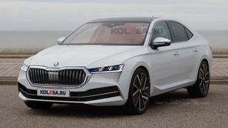 Рендер новой Skoda Superb
