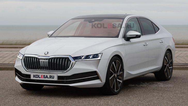В Интернете появились первые изображения нового Skoda Superb 2023 модельного года
