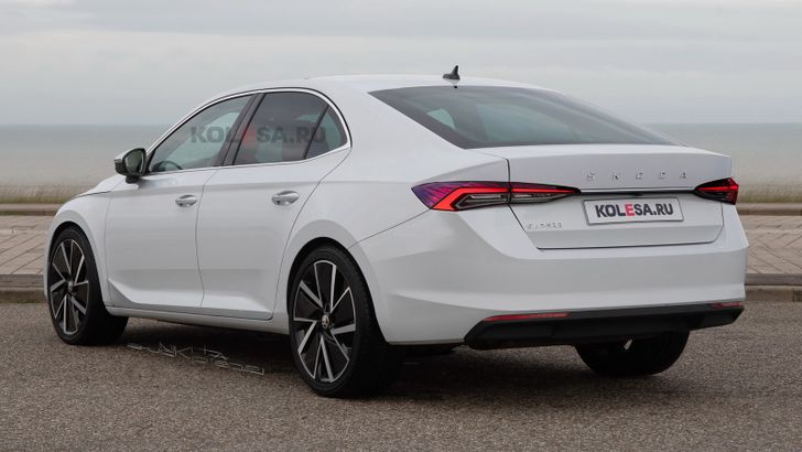 Рендер новой Skoda Superb