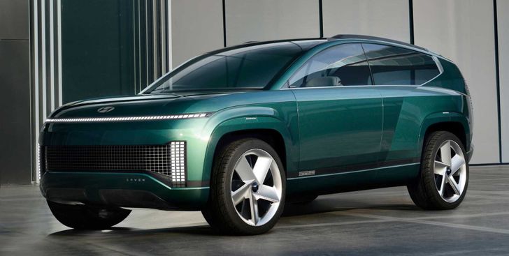 Марка Hyundai представила в США электрический концептуальный кроссовер Hyundai Seven