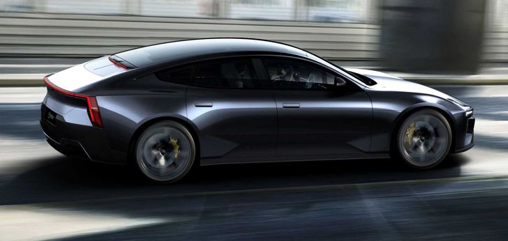 Марка Polestar представила первый тизер электрического седана Polestar 5