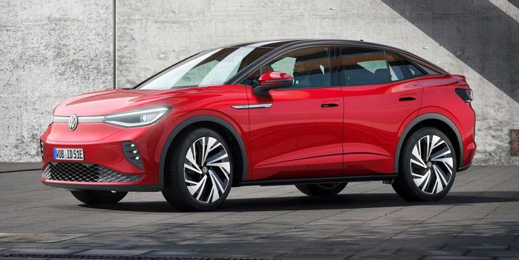 Компания Volkswagen представила в Европе электрический купе-кроссовер ID.5