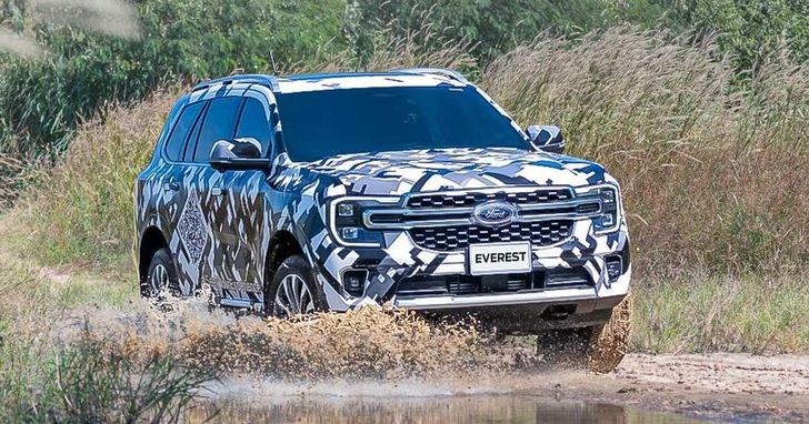 Марка Ford впервые опубликовала фотографии внедорожника Ford Everest нового поколения