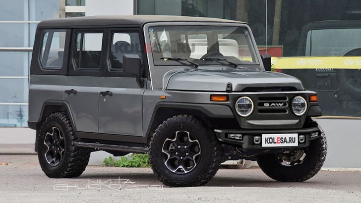 Появились первые изображения «китайского УАЗ» BAW BJ212 нового поколения