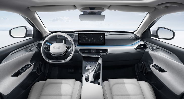 Интерьер Geely Geometry A (у «C» похожий)