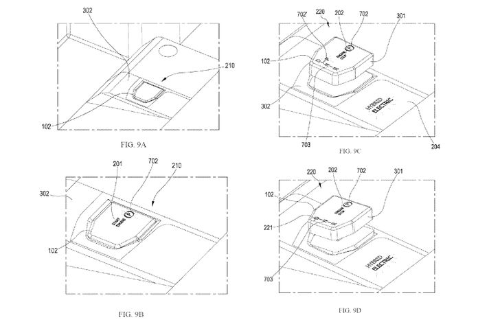 Схема нового селектора трансмиссии BMW