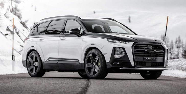 Ателье Carlex Design представило доработанный дизайн нового кроссовера Hyundai Santa Fe