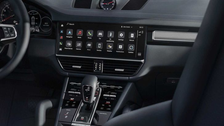 Интерьер Porsche Cayenne Platinum Edition