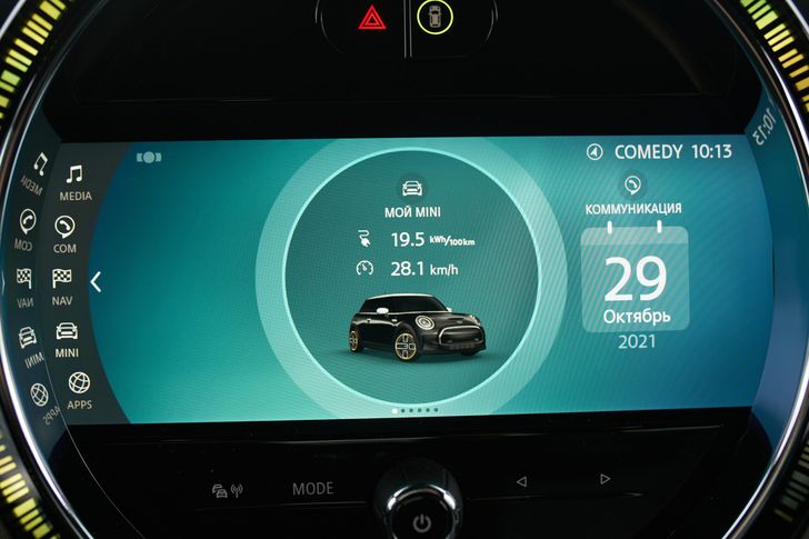 Интерьер MINI Cooper SE