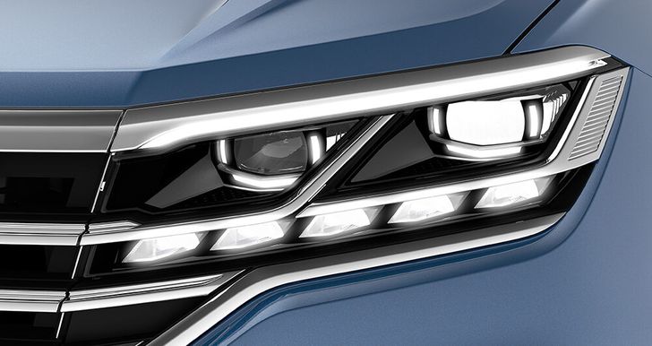 Фары VW Touareg в пакете IQ.Light