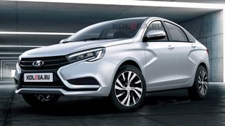 Рендер обновленной LADA Vesta