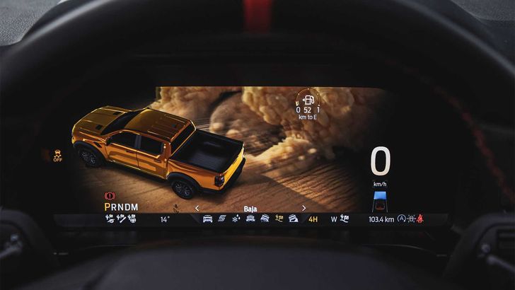 Салон Ford Ranger Raptor