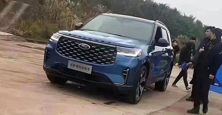 Появились первые фотографии обновленного кроссовера Ford Explorer 2023 года для Китая