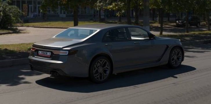 Рендер современного «Москвича»