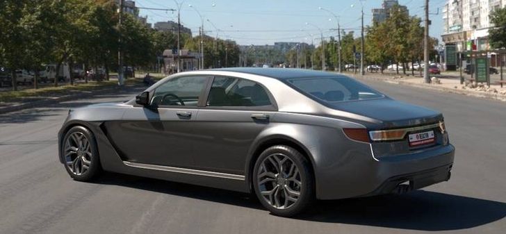 Рендер современного «Москвича»