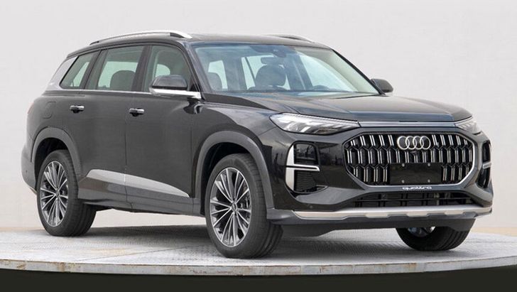 Появились первые фотографии нового кроссовера Audi Q6 на базе Volkswagen Teramont