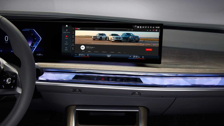 Интерьер BMW i7