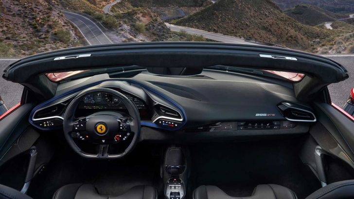 Интерьер Ferrari 296 GTS