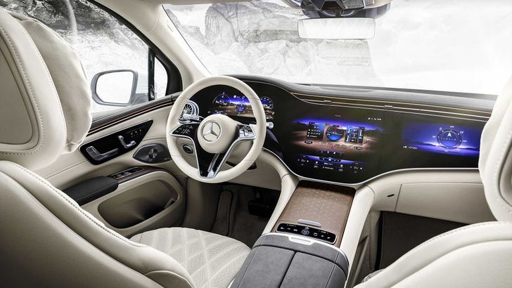 Интерьер Mercedes-Benz EQS SUV
