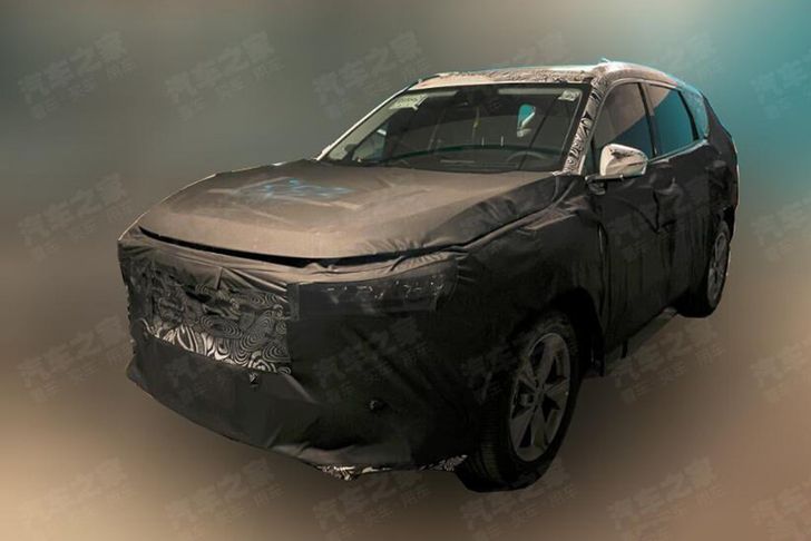 В Китае начались испытания нового Geely Atlas: первые фотографии