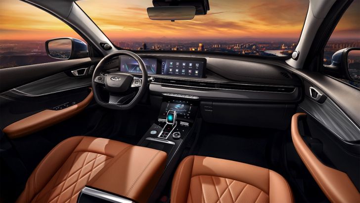 Интерьер Chery Tiggo 8 Pro Max
