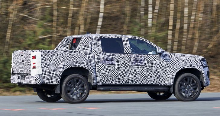 Новый Volkswagen Amarok в камуфляже