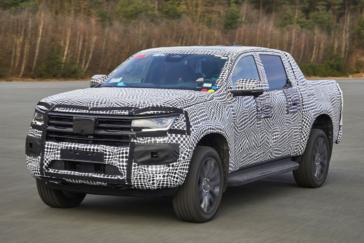 Новый Volkswagen Amarok в камуфляже