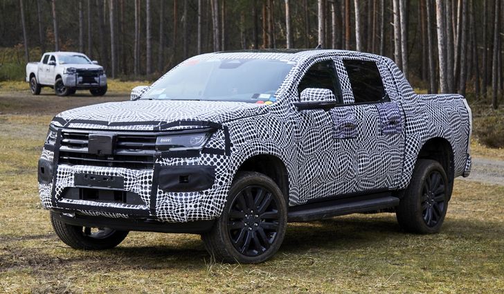 Новый Volkswagen Amarok в камуфляже