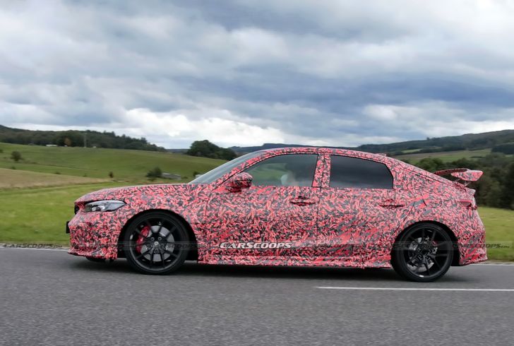 Honda Civic Type R на тестах