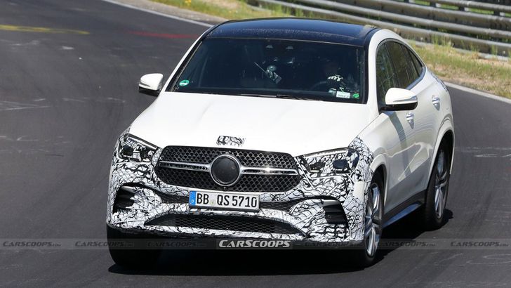 Обновленный Mercedes-Benz GLE Coupe замечен на тестах в Германии