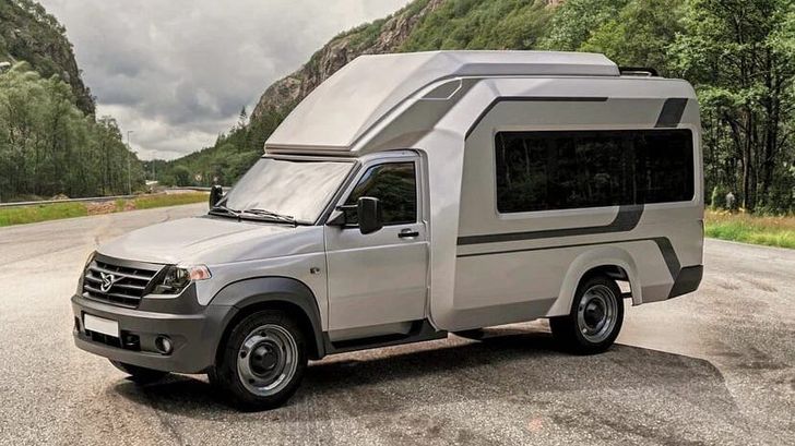 Ульяновский автозавод УАЗ представил новый автодом на колесах на базе модели УАЗ Профи