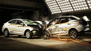 Краш-тест Hyundai Accent и Grand i10