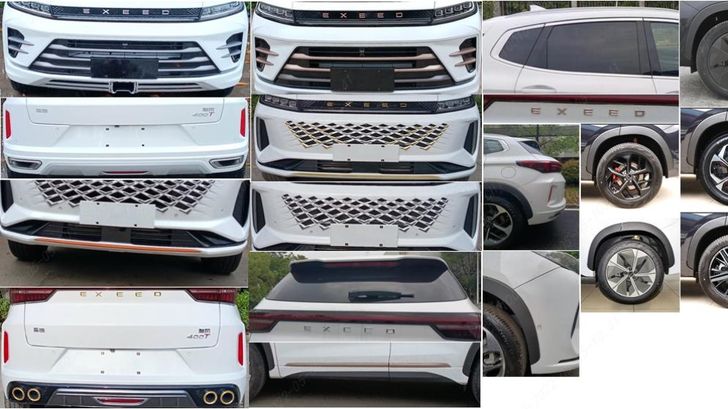 Детали Exeed LX с мотором 2.0