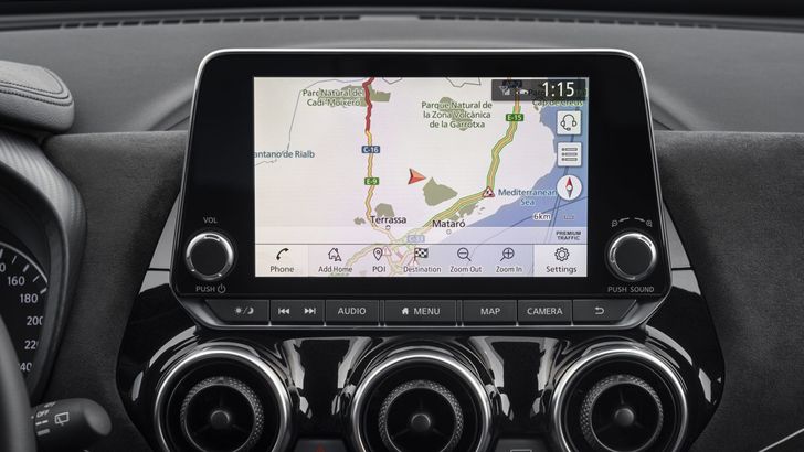 Интерьер Nissan Juke