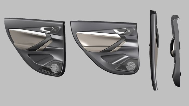 Задняя дверная карта LADA Vesta FL