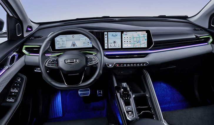 Интерьер Geely Binyue Cool/Coolray