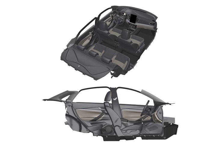 Салон обновленной LADA Vesta