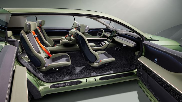Интерьер Skoda Vision 7S