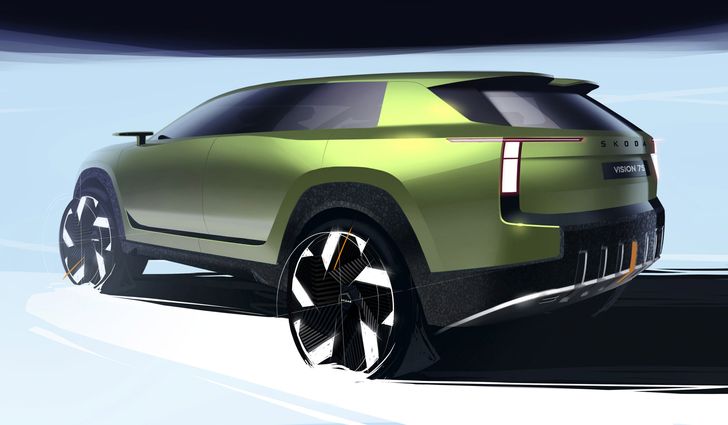 Skoda Vision 7S Teaser