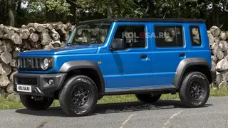 Рендер пятидверного Suzuki Jimny на основе шпионских фото