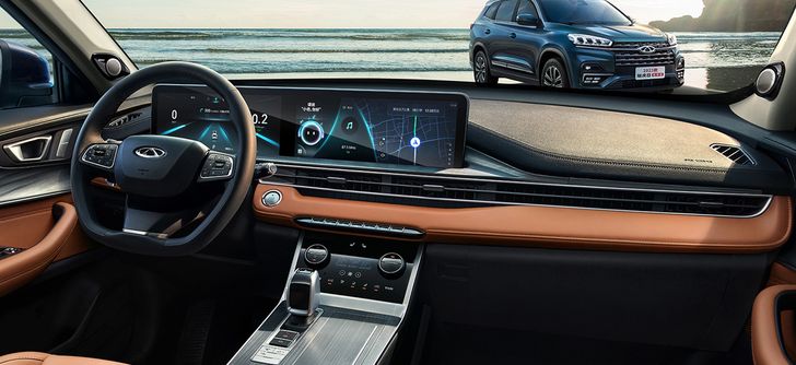 Интерьер обновленного Chery Tiggo 8