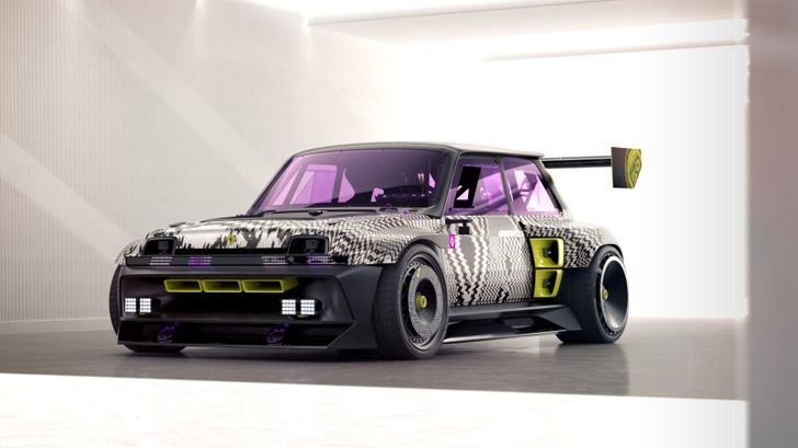 Renault показал электрический шоу-кар R5 TURBO 3E для дрифта