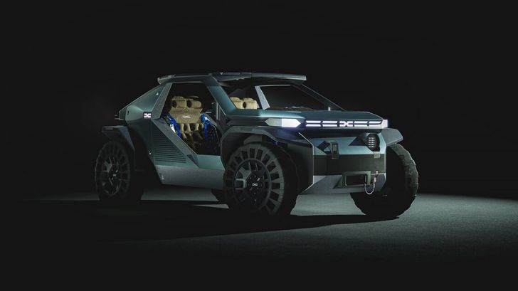 Dacia представила Manifesto: электрический внедорожник без дверей и с одной фарой